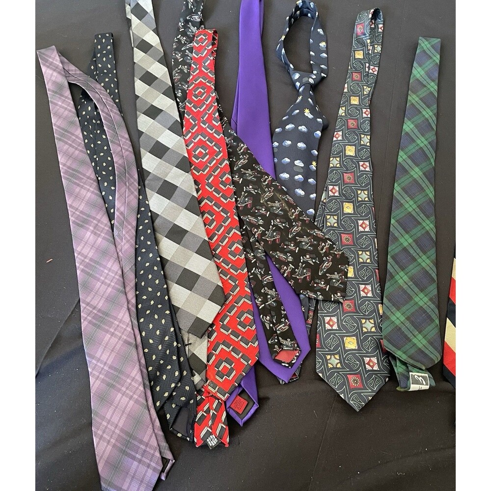 Assorted Bundle of 8 Silk Ties